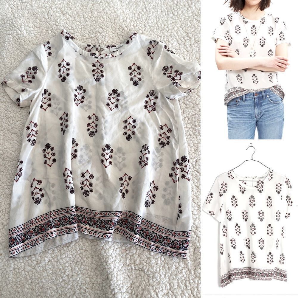 Madewell Silk Top  